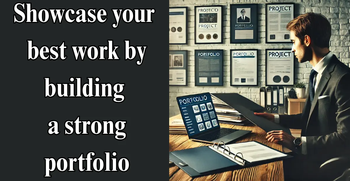 Showcase your best work by building a strong portfolio