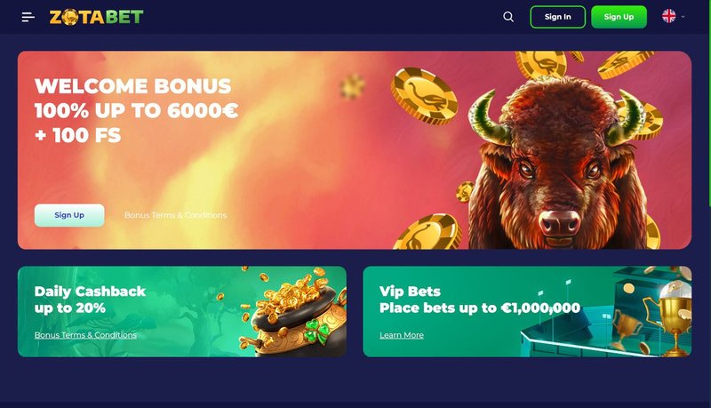 Image: Entdecken Sie Zotabet Casino - Die ultimative Online-Glücksspiel-Website für